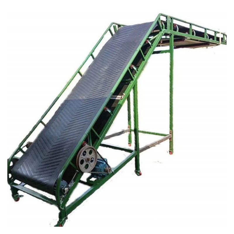 广西皮带输送机大米输送带自动升降皮带输送带小型爬坡升降输送带图5