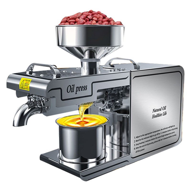 不锈钢家用榨油机控温度原料多样化跨境亚麻籽图3