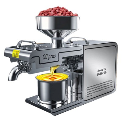 不锈钢家用榨油机控温度原料多样化跨境亚麻籽