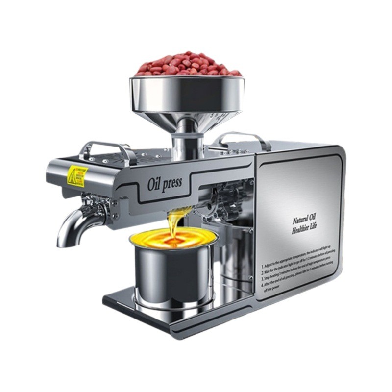 不锈钢家用榨油机控温度原料多样化跨境亚麻籽图5