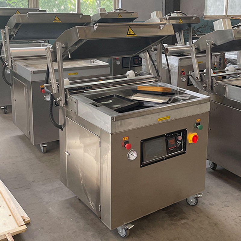 牛羊肉真空贴体覆膜机 三文鱼贴体封口机 肉类牛排贴体包装机图3