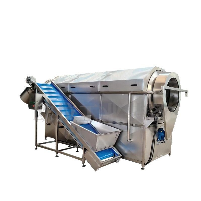 果蔬清洗设备 一机多用 不锈钢 欧拉 中药材滚筒式清洗机图5