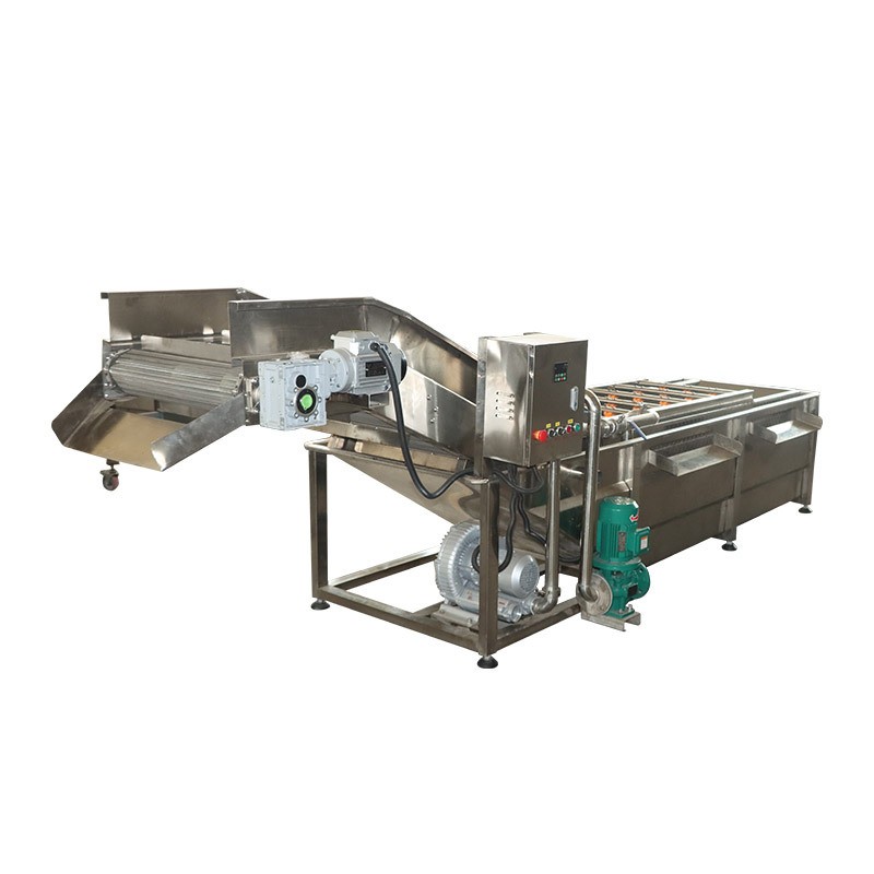 全自动喷淋清洗机水果蔬菜清洗设备商用菠菜娃娃菜气泡清洗机图5