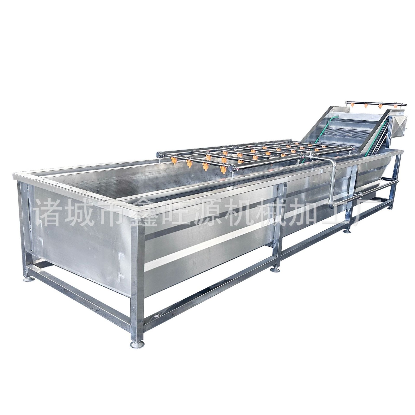 鑫旺源 全自动高压喷淋气泡清洗机蘑菇菌类净洗机哪家质量好果蔬图4