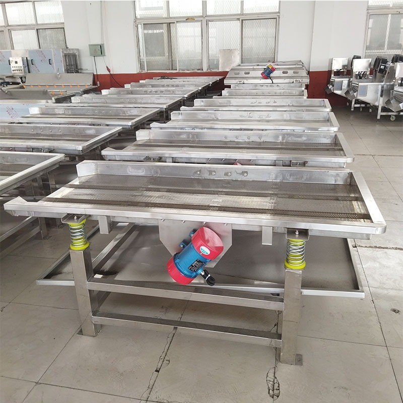 高频果蔬振动筛不锈钢振动扇贝沥水振动筛海鲜蔬菜清洗震动沥水机图2
