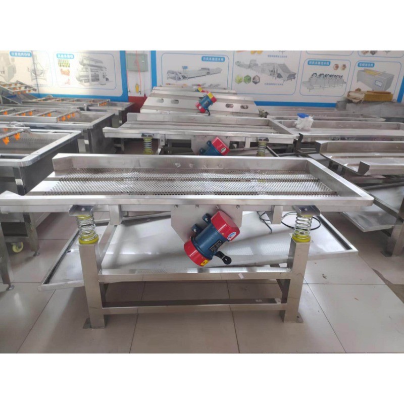 高频果蔬振动筛不锈钢振动扇贝沥水振动筛海鲜蔬菜清洗震动沥水机图3