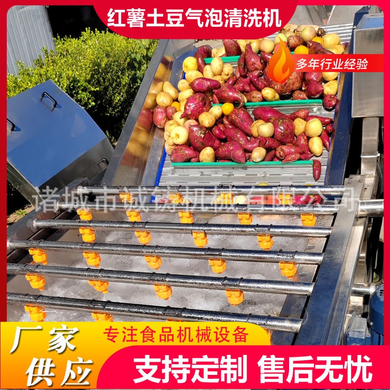 商用果蔬气泡清洗机板栗鼓泡翻浪清洗机鲜玉米去杂气泡清洗机设备