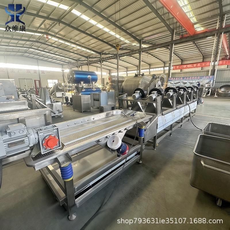 商用果蔬气泡清洗机大型全自动洗菜机水果蔬菜高压喷淋清洗设备图4