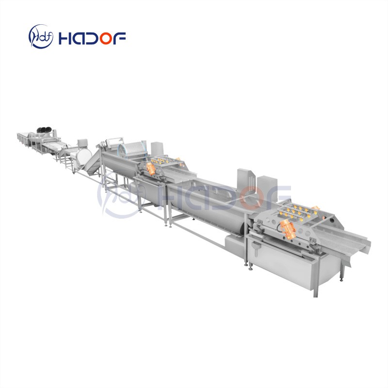 华德福果蔬清洗流水线 中药材清洗机 海产品清洗设备 品质保证图5