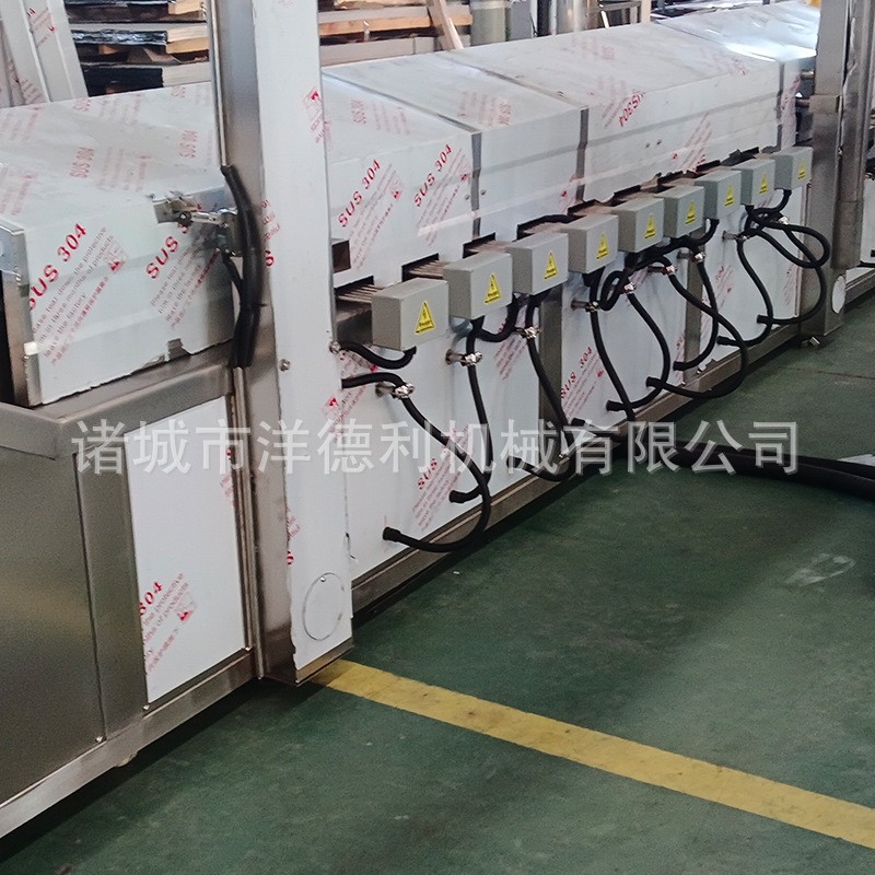 连续式锅包肉油炸生产线全自动小酥肉油炸流水线鸡米花薯片油炸机图3