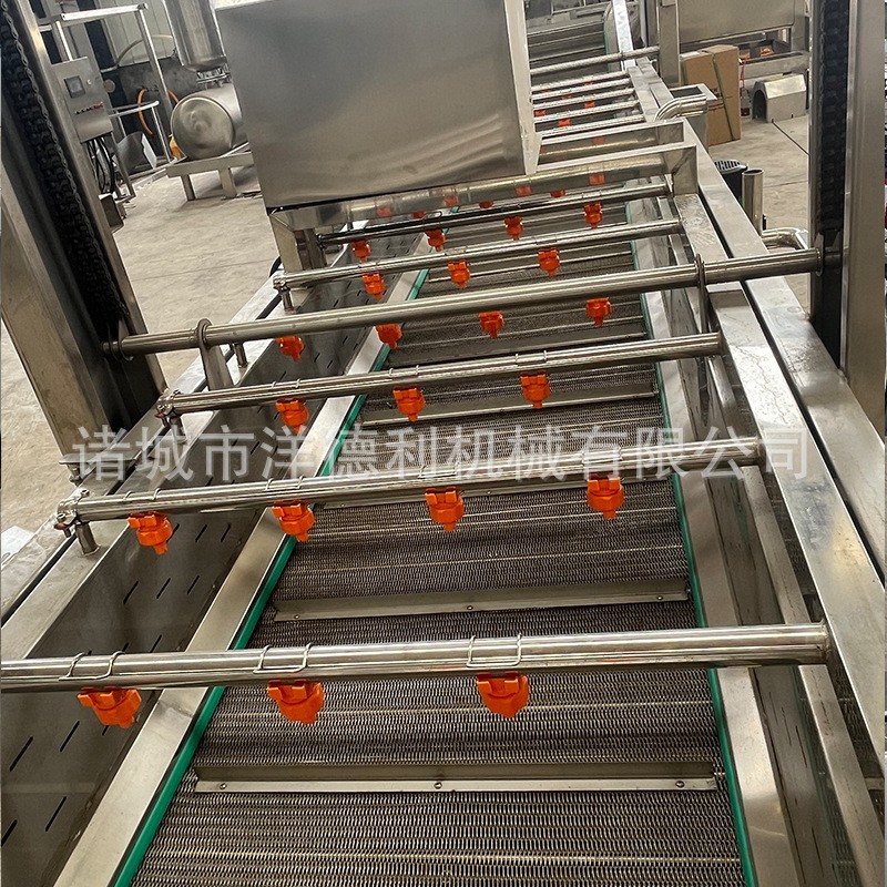 多功能果蔬气泡清洗线果蔬深加工气泡清洗机紫苏叶清洗吹干流水线图4