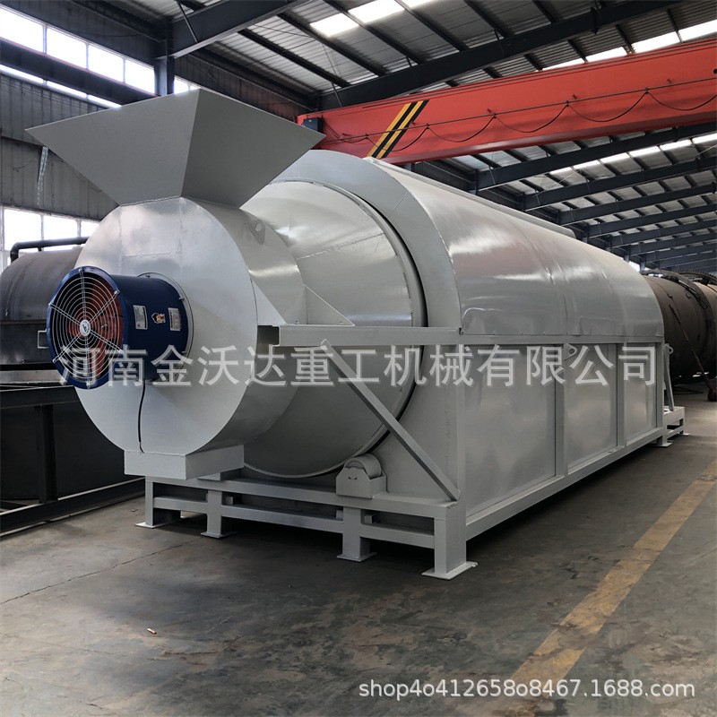 油菜籽青稞坚果滚筒烘干机 五谷杂粮板栗芝麻炒货机 全自动炒料机图4