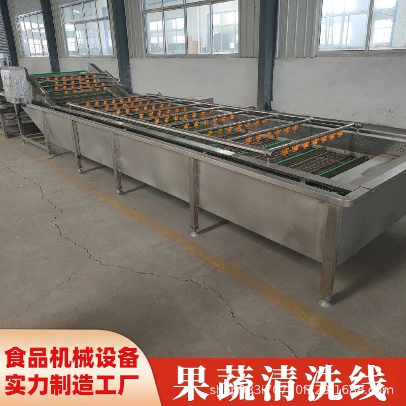 果蔬清洗机 大型果蔬清洗流水线 不锈钢304材质 喷淋式清洗设备图2