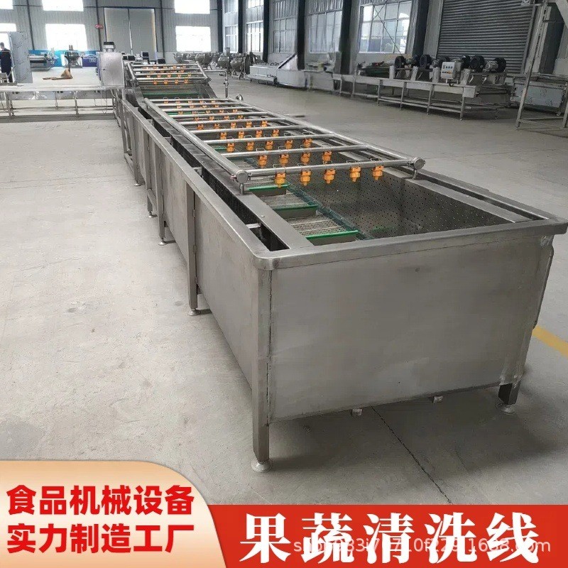 果蔬清洗机 大型果蔬清洗流水线 不锈钢304材质 喷淋式清洗设备图4