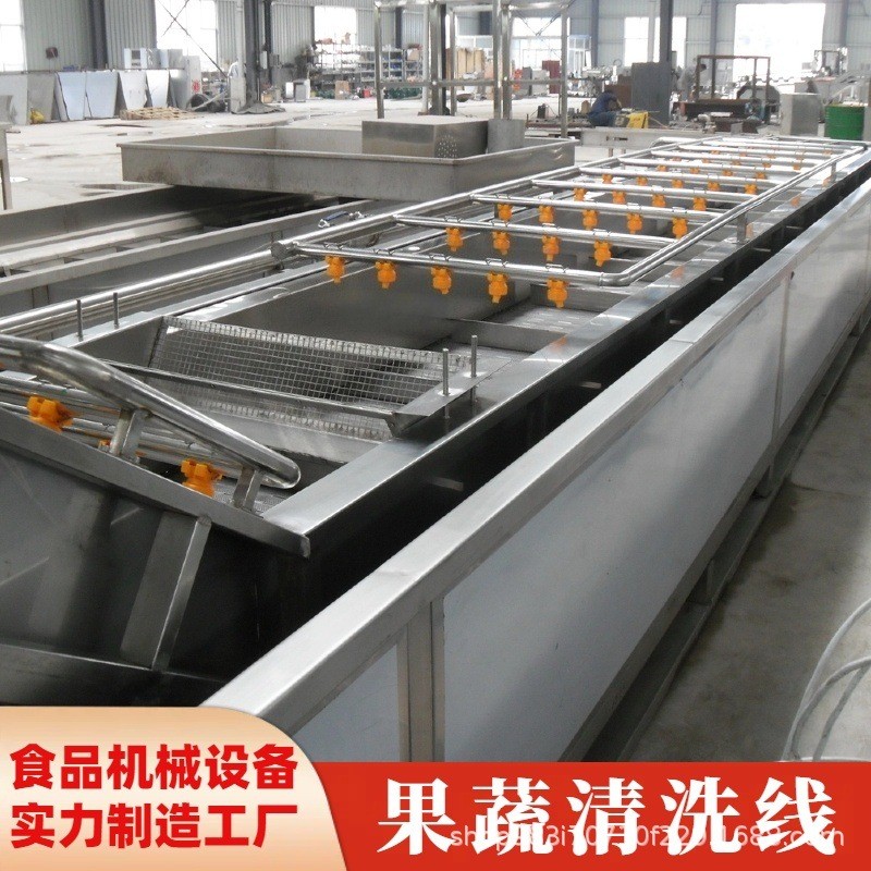 果蔬清洗机 大型果蔬清洗流水线 不锈钢304材质 喷淋式清洗设备图3