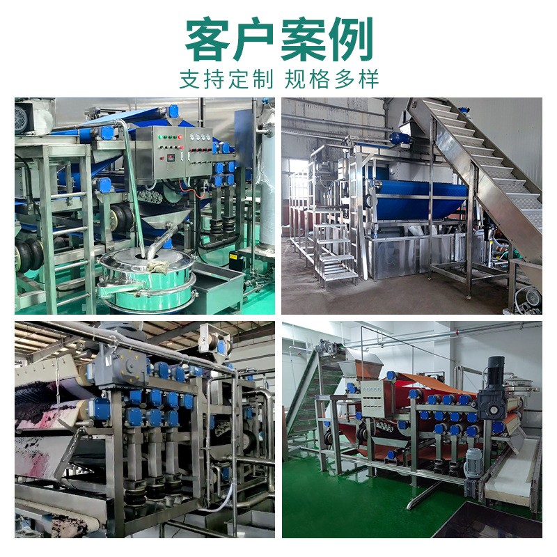诺坤苹果汁压榨生产线 沙果雪梨压汁机器 工业海棠果带式榨汁机图3