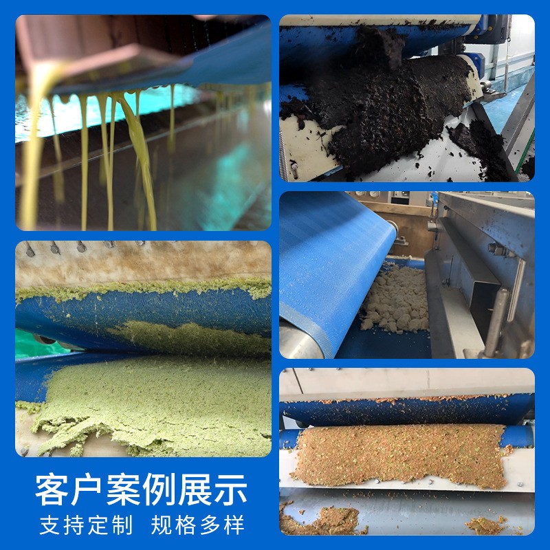 博宇履带式压榨机 食品厂水果蔬菜榨汁脱水设备 滤布带式榨汁机图4