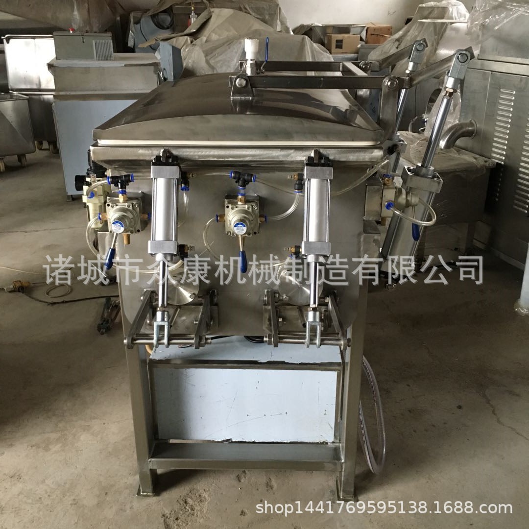 肉泥真空拌馅机火腿肠鱼糜凉菜金针菇不锈钢食品级商用图3