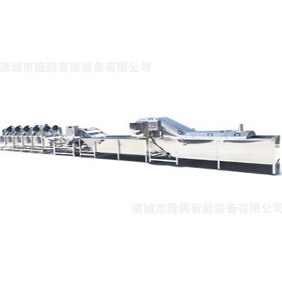 净菜加工生产线洗菜机商用叶毛菜半成品中央厨房清洗流水设备图5