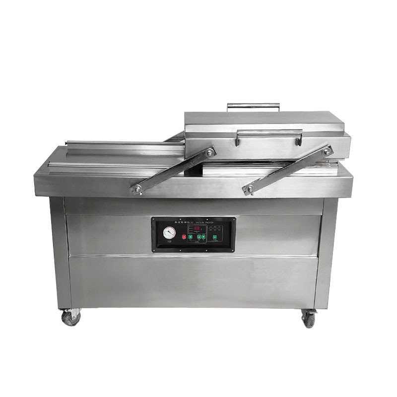 五谷杂粮大豆小米砖卤鸡爪新鲜牛羊肉保鲜全自动双室真空包装机图4