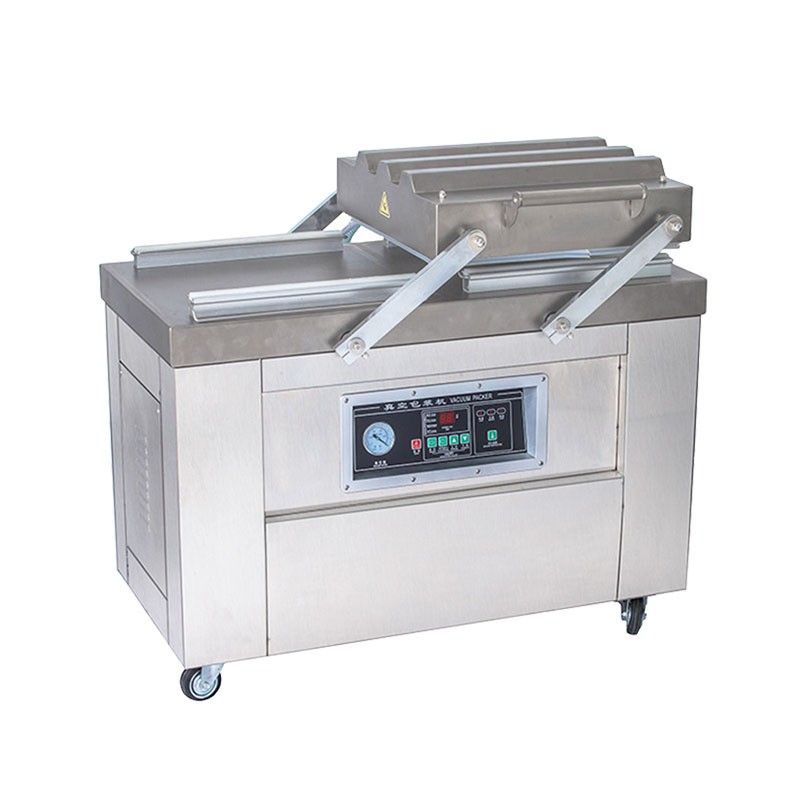 五谷杂粮大豆小米砖卤鸡爪新鲜牛羊肉保鲜全自动双室真空包装机图5