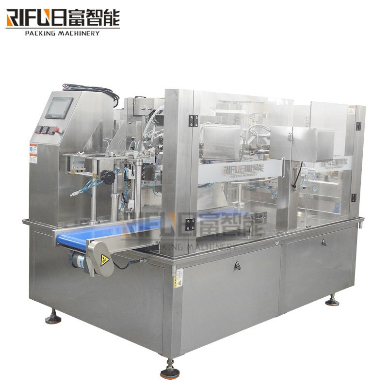 全自动吸嘴袋灌装机 豆浆牛奶即食袋灌装机 果酱饮料灌装旋盖机图5