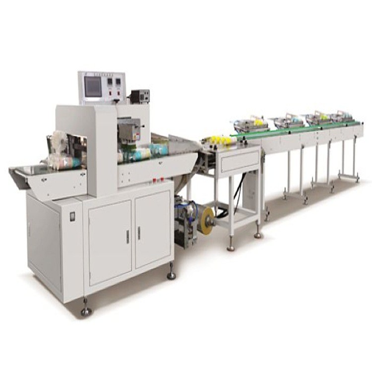 纸杯包装机联线 一次性航空杯包装机图5