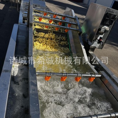 薯条加工气泡清洗机 酸菜小米辣喷淋清洗机 水浴式净菜清洗机