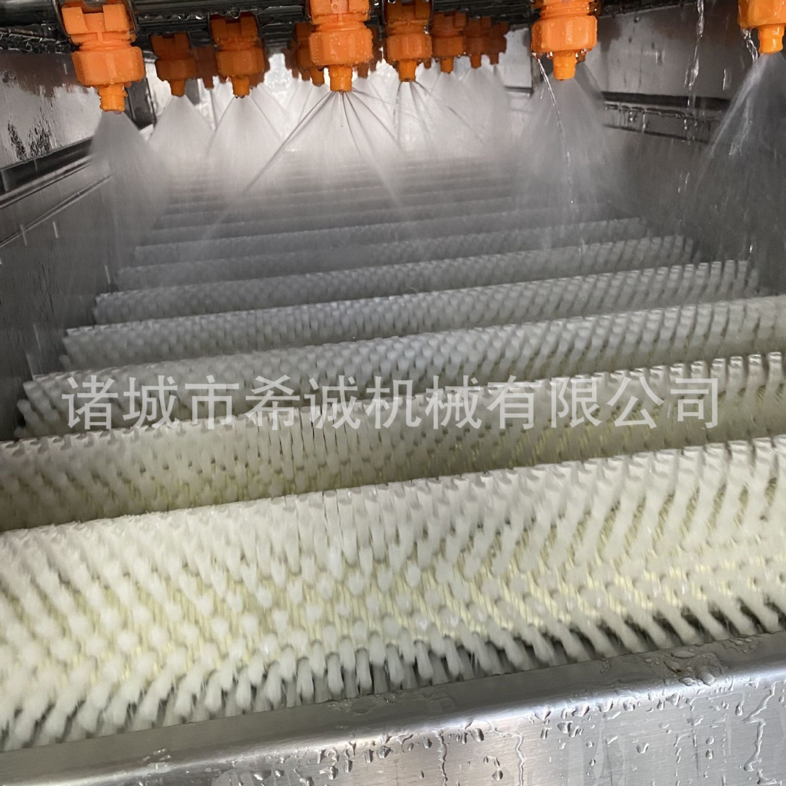 芒果毛桃橙子气泡清洗机 蓝莓荔枝清洗风干设备 多功能果蔬清洗机图2