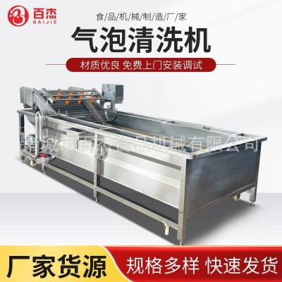 果蔬气泡清洗机小龙虾清洗设备葡萄干瓜果气泡清洗机厂家直销