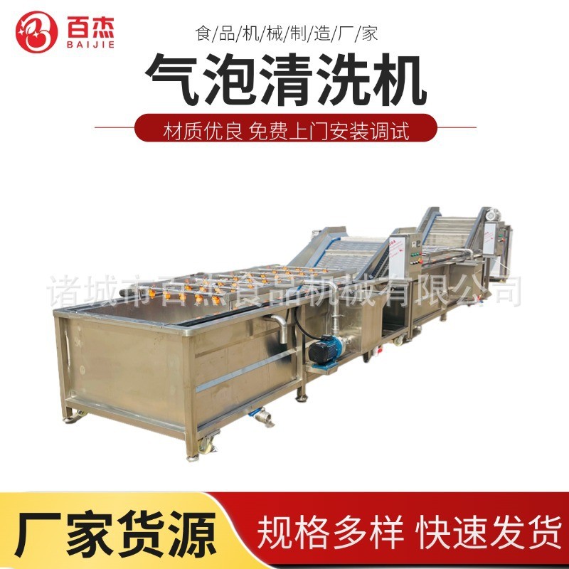 果蔬气泡清洗机小龙虾清洗设备葡萄干瓜果气泡清洗机厂家直销图4