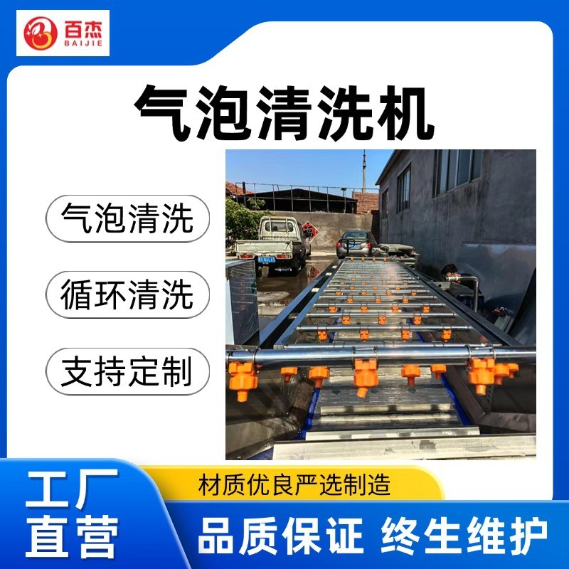 果蔬气泡清洗机小龙虾清洗设备葡萄干瓜果气泡清洗机厂家直销图3