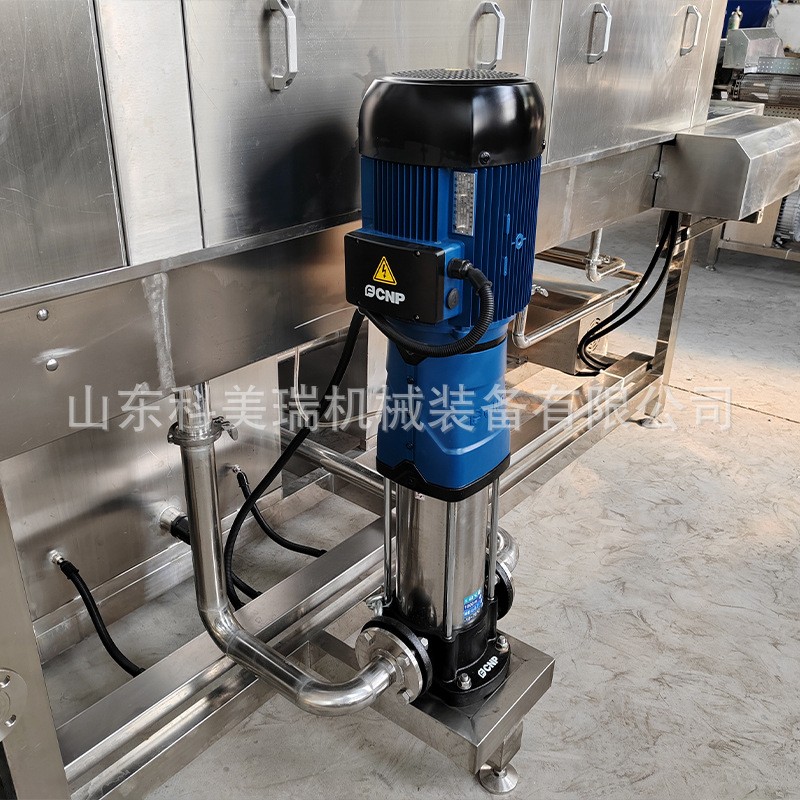 周转箱清洗机 气泡清洗机净菜加工流水线生菜油菜全自动清洗设备图3