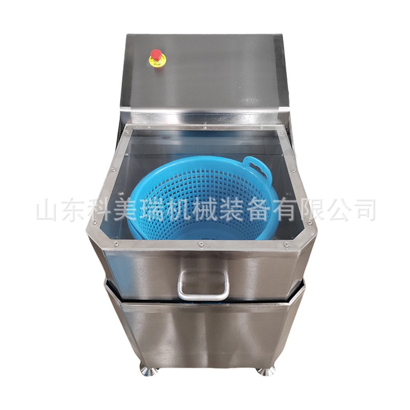 变频脱水机压榨设备芹菜处理设备果汁处理设备菜市场挤压脱水机器图5