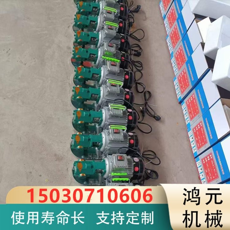 wcb微型齿轮油泵 电动轻便机油抽油泵 WCB-50/75单项便携式手提泵图5
