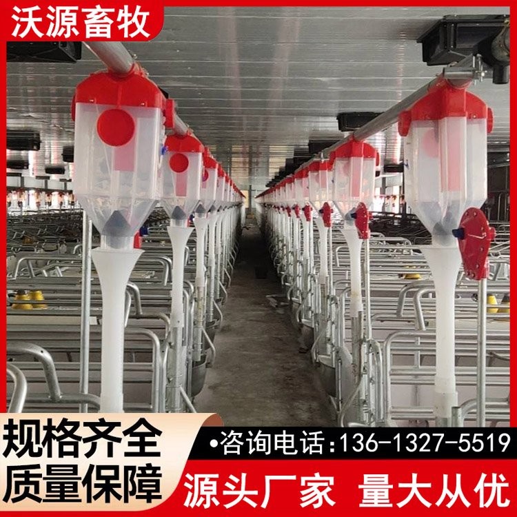 赛盘链条 镀锌料塔养猪场自动化喂料设备 沃源 绞龙料线图4