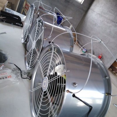 温室专用环流风机不锈钢环流风扇镀锌板材质内循环风机支架吊绳款