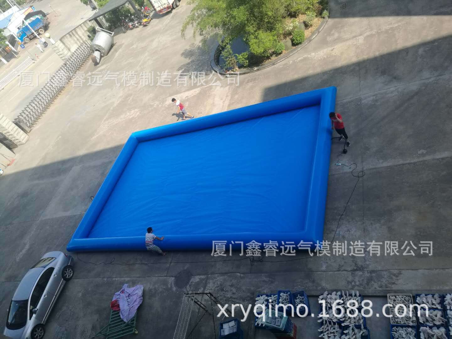 充气游泳池户外游乐充气池充气沙池充气充气抓鱼池鑫睿远气模图3