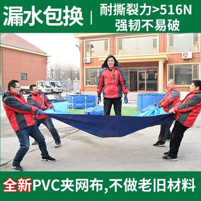 镀锌板鱼池蓄水池户外大棚大型铁皮帆布养鱼水箱高密度养殖水池