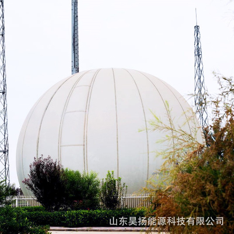 昊扬承接沼气工程 50-5000立方沼气双膜储气柜 一站式储气系统图4