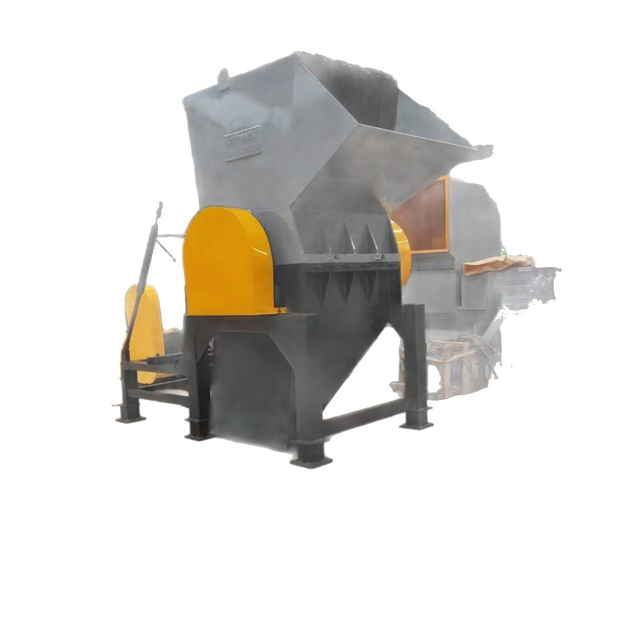 塑料粉碎机强力大型破碎机蓝桶工业水果筐保险杠PE水瓶回收打料机图5