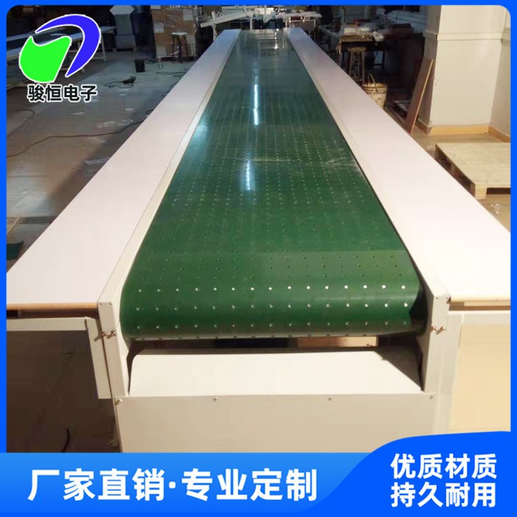 不锈钢小型链板输送机 爬坡烘干电机传送带流水线订做图2