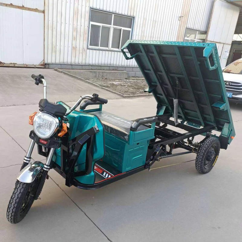 批发家用载人电动拉货三轮车 平板搬运客货两用摆地摊小型电瓶车图2