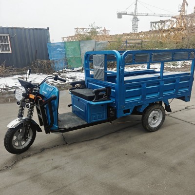 新款1.6米载客载货两用车三轮车电动1200瓦电搬家三蹦子工厂批发