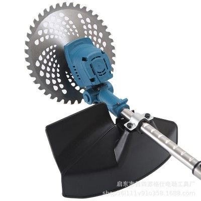 家用充电除草机21V无刷锂电割草机便携园林修剪工具无线打草机