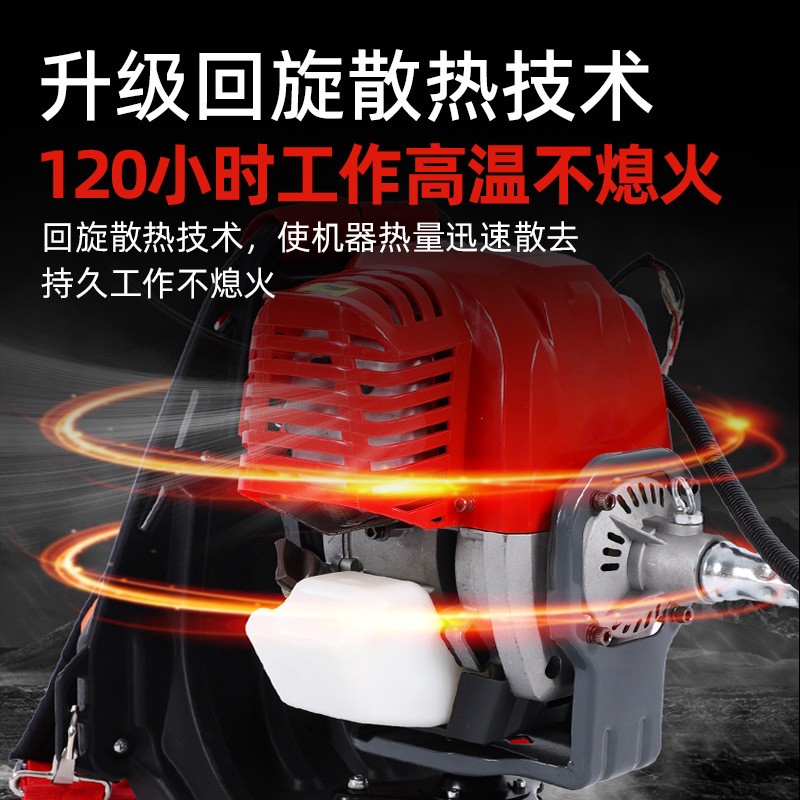 四冲程汽油割草机小型家用农用收割除草机背负式多功能锄草机神器图2