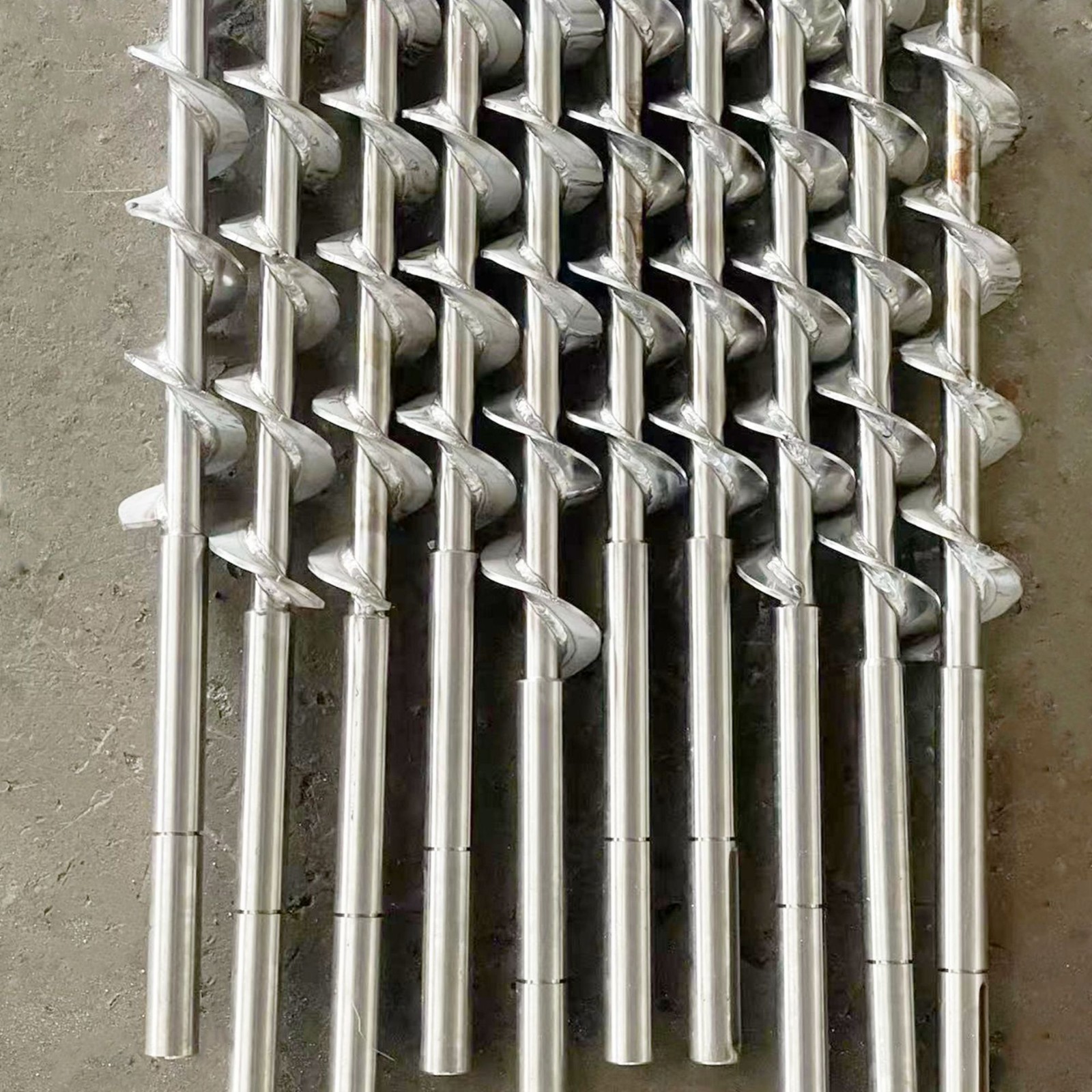 螺旋轴绞龙叶片轴输送机配件304不锈钢碳钢锰钢钛钢有轴搅龙现货图3