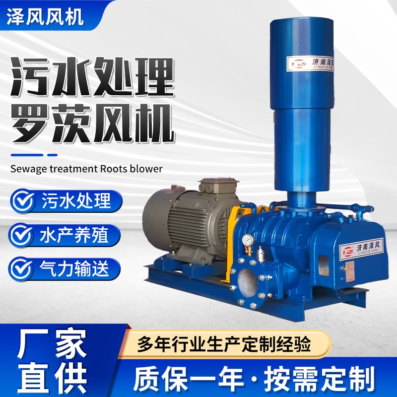 罗茨鼓风机曝气机水产养殖污水处理多规格污水处理罗茨鼓风机图5
