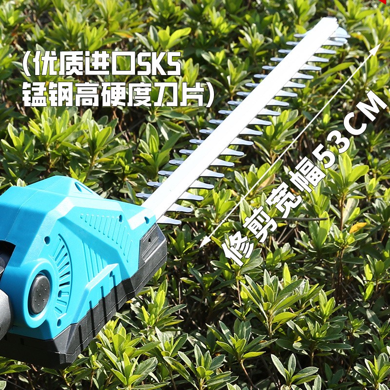 可拆卸电动高枝杆锂电高枝剪高枝锯折叠杆园林花树修剪绿篱剪折叠图3