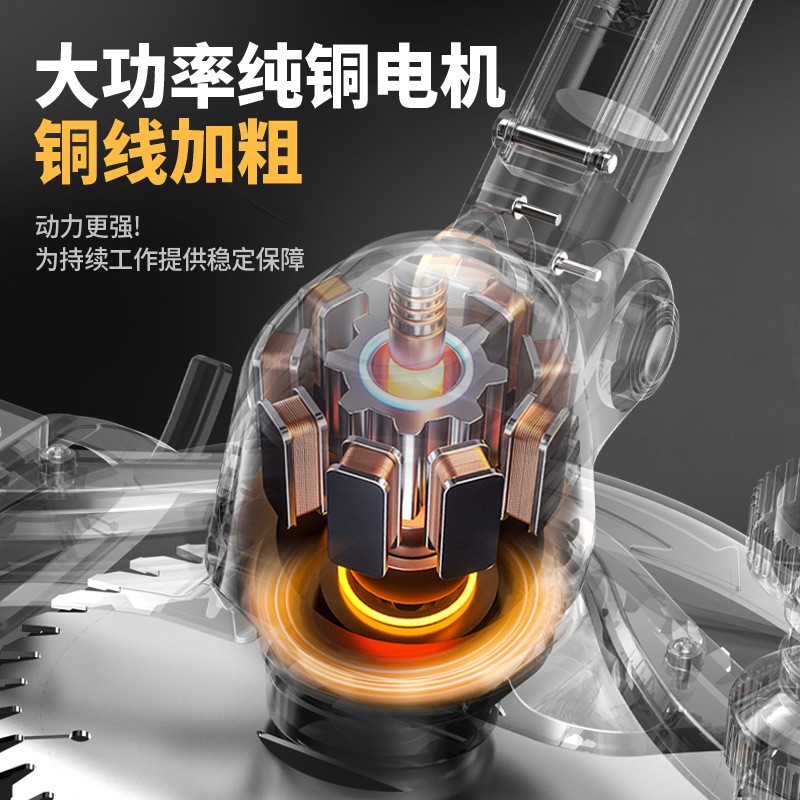 跨境新款电动割草机多功能打草机锂电充电式手持小型农家用除草图3